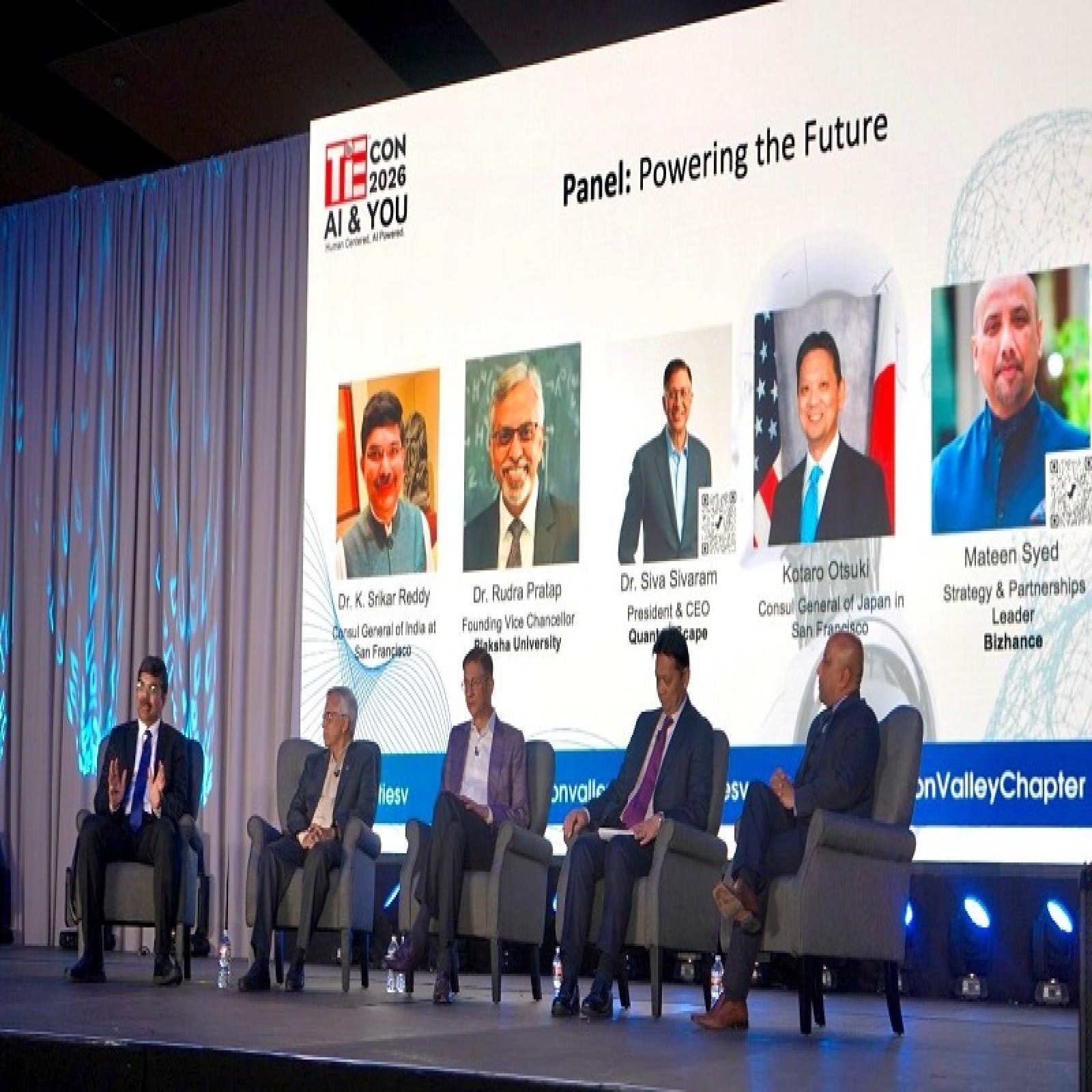 Consul General Dr. K Srikar Reddy presented a clear, policy-driven vision of how India aims to shape the future of AI, which is grounded in inclusivity, scale, and global collaboration, during a panel discussion on April 29 at #TiEcon2026, one of the world’s largest tech entrepreneurship conferences.