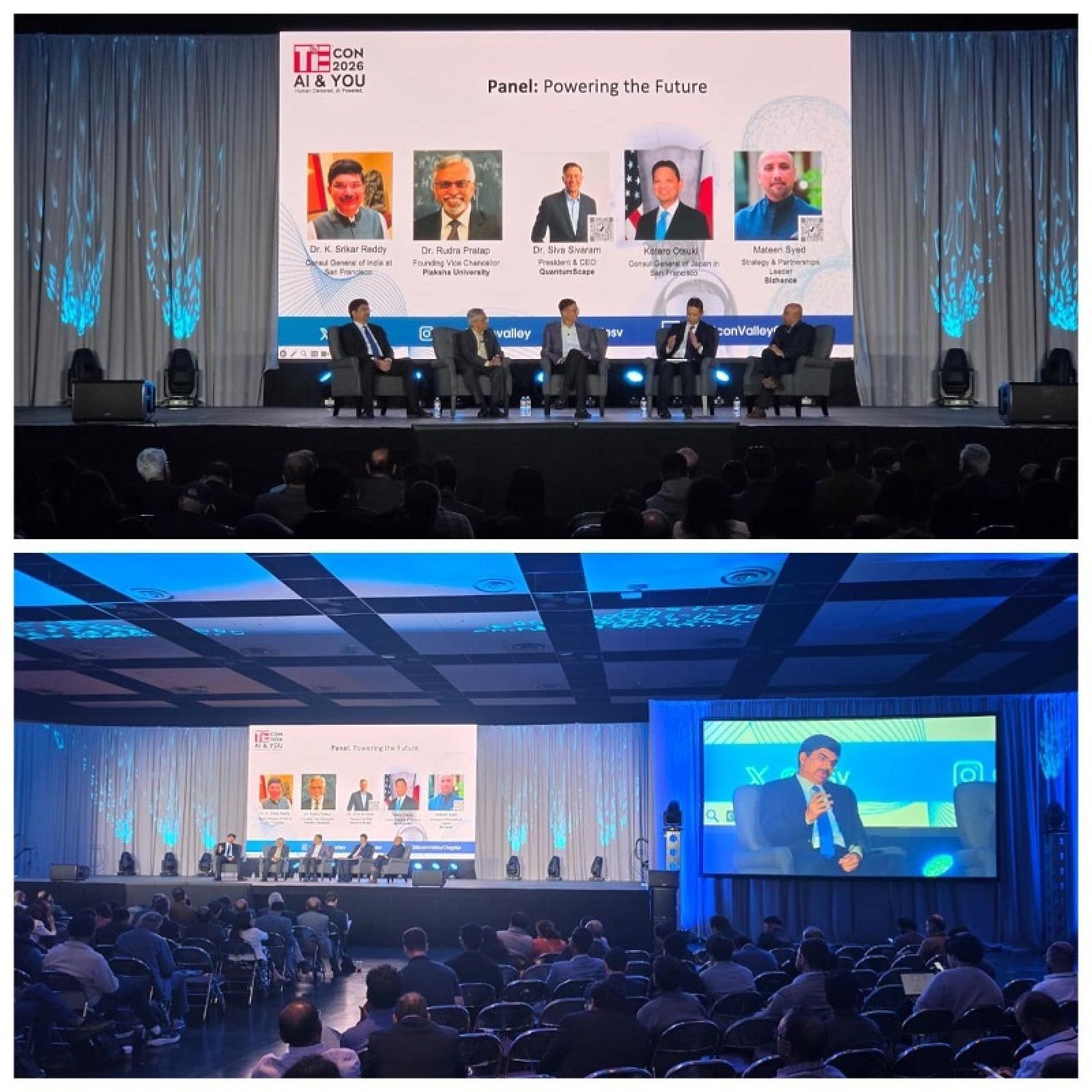 Consul General Dr. K Srikar Reddy presented a clear, policy-driven vision of how India aims to shape the future of AI, which is grounded in inclusivity, scale, and global collaboration, during a panel discussion on April 29 at #TiEcon2026, one of the world’s largest tech entrepreneurship conferences.