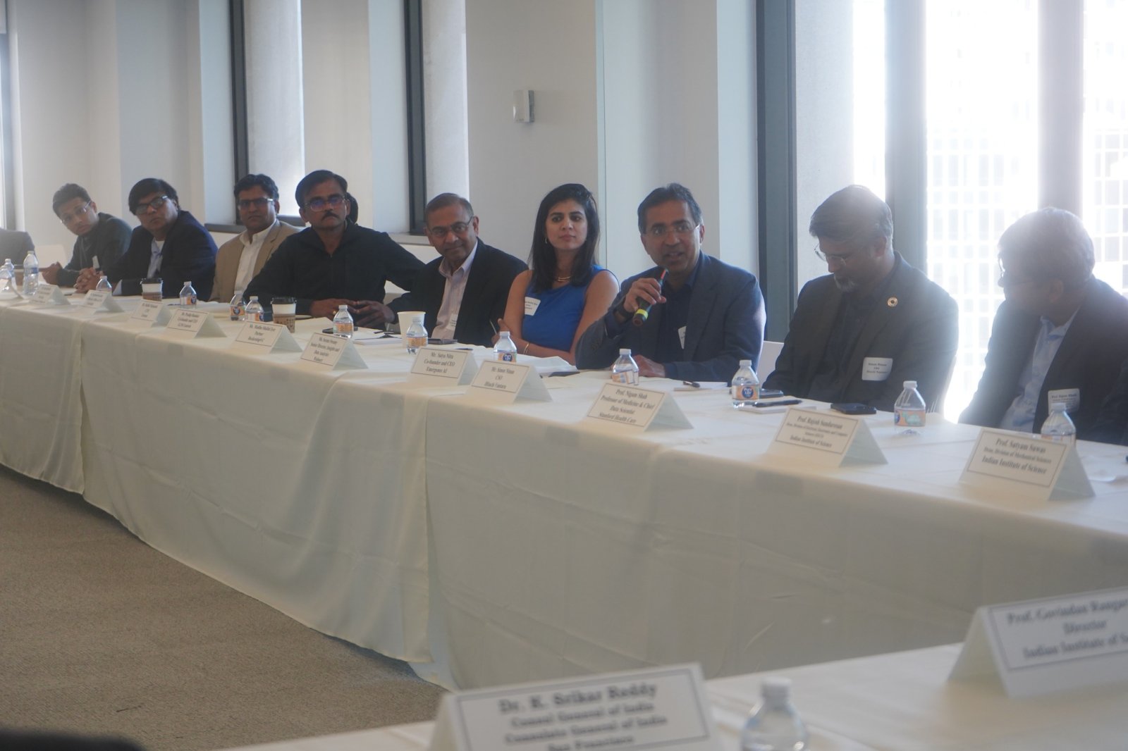 The Consulate General of India, San Francisco hosted a roundtable with a delegation from the Indian Institute of Science led by IISc Director Prof. Govindan Rangarajan on May 21, bringing together IISc leadership, alumni, Silicon Valley technologists and startup founders to advance India-U.S. collaboration in deep-tech and innovation. Consul General Dr. K Srikar Reddy noted IISc's legacy, including nearly 150 incubated startups, and India's national push in AI, semiconductors, and quantum, highlighting that India is among a few trusted partner countries in Pax Silica, a U.S.-led semiconductor and AI supply chain alliance. He called on the diaspora to bridge the gap, connecting India's innovators with Silicon Valley's capital and global reach. IISc Director showcased the institution's groundbreaking work — from AI tools detecting cancer at scale across rural India and a medical school uniquely embedding medicine with science and engineering, to a national Quantum Computing Hub and landmark research on Alzheimer's and Parkinson's in the Indian population — sparking rich conversation on deepening collaboration in AI, healthcare, and advanced manufacturing.