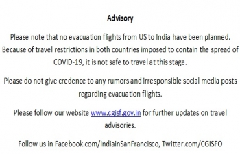 Additional Advisory (a/o 04 Apr 2020)