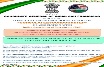Consular Camp on 23 June 2024 at Sacramento, California