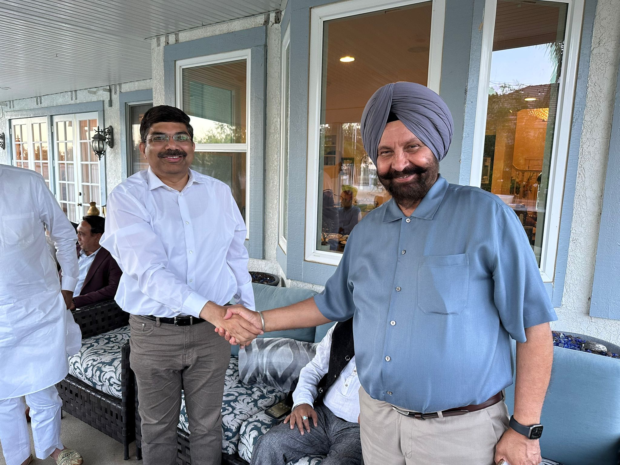 Consul General Dr. K. Srikar Reddy attended a dinner reception hosted ...