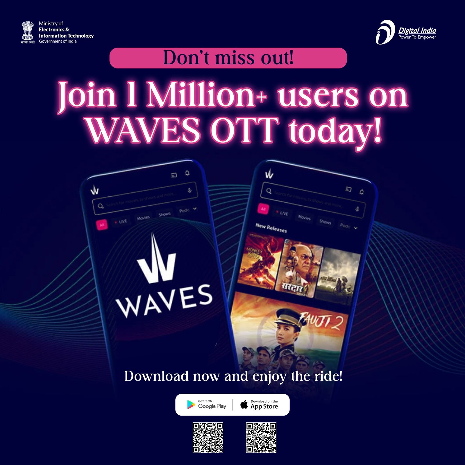 WAVES OTT Platform by Prasar Bharati - News | Consulate General of ...