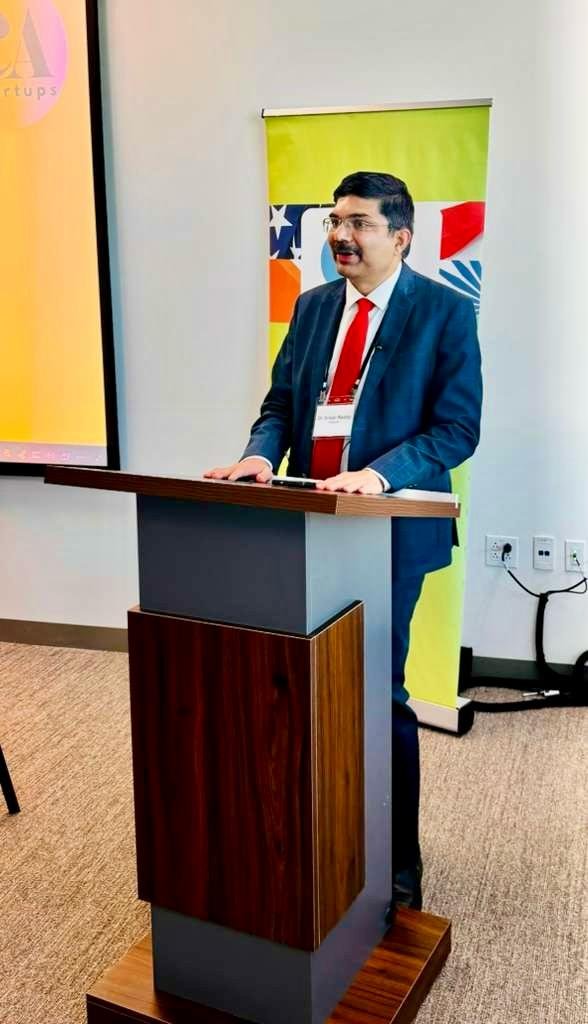 On May 14, Consul General Dr. K Srikar Reddy delivered Guest of Honor remarks at the premiere of the IIT Madras Global Startup initiative held at the Leavey School of Business, Santa Clara University, drawing attention to the deepening India-U.S. partnership in education, innovation, and technology. In his remarks, he spoke of India's rapid economic rise, its world-class startup ecosystem, and a shared vision for what India and the U.S. can build together while framing the bilateral partnership as one of the most consequential of our time. Chennai and Silicon Valley, he noted, are no longer worlds apart. And events like this are exactly where that future takes shape. The event brought together innovators, investors, and business leaders, including James M. Glaser, Provost, Santa Clara University; Thirumalai Madhavnarayan, CEO, IITM Global; Naren Agrawal, Dean, Leavey School of Business; Naren Nayak, President, IIT Madras Alumni Association; Vish Arunachalam, founder, Castartups; and Gabriela Zelaya, Acting Director for Northern California, U.S. Department of Commerce’s International Trade Administration.