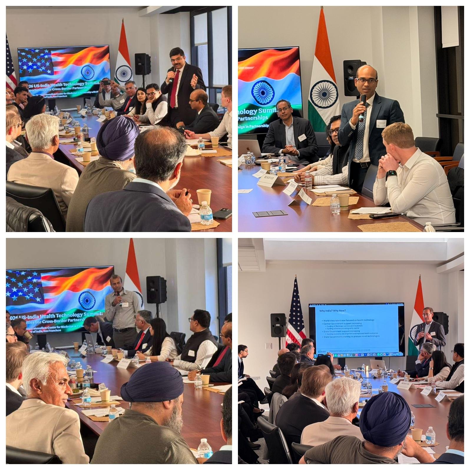 Consulate General of India, San Francisco in collaboration with Stanford Mussallem Center for Biodesign, organized a roundtable discussion on the “2026 U.S.–India Health Technology Partnership Summit