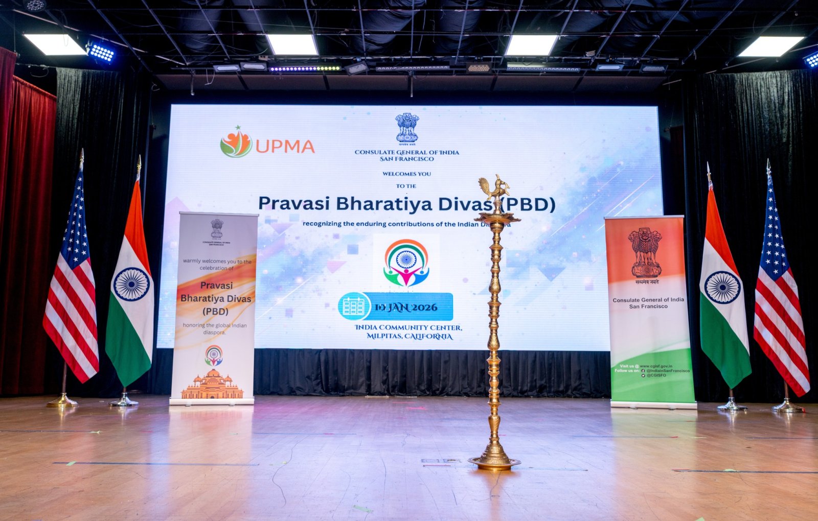 Consulate General of India, San Francisco celebrated Pravasi Bhartiya Divas on 10 January with a vibrant cultural programme. The event was attended by more than 300 members of Indian diaspora in the Bay Area. In his address, Consul General Dr K Srikar Reddy lauded the immense contributions made by Indian diaspora and urged them to encourage younger generations to connect more with India.