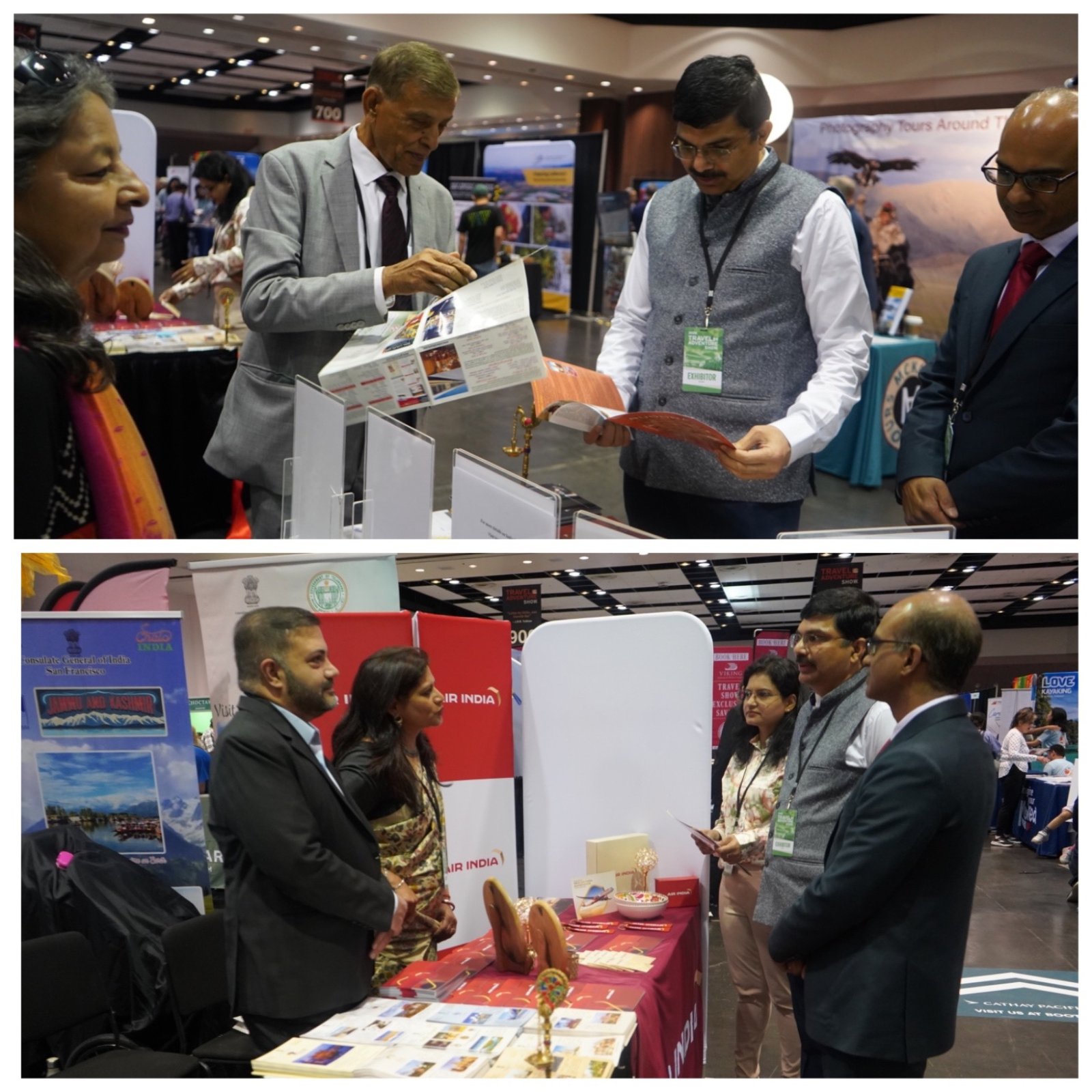 Consul General Dr. K. Srikar Reddy inaugurated the India Pavilion on March 21 at the prestigious Travel & Adventure Show at the Santa Clara Convention Center in the San Francisco Bay Area. The two-day event (March 21–22, 2026) highlights India’s diverse travel destinations and vibrant cultural heritage under the theme of Incredible India.