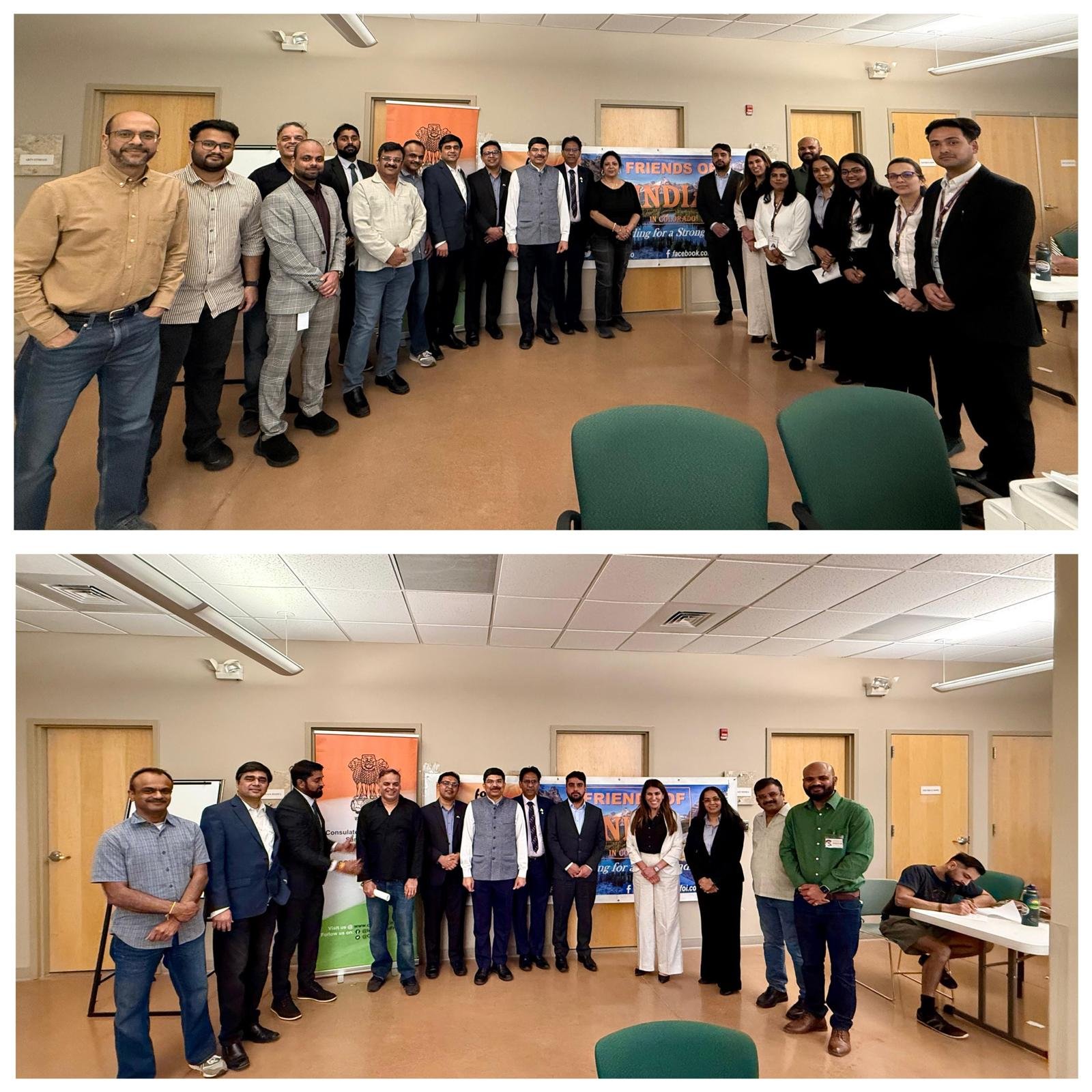 As part of the 'Consulate @yourdoorstep' initiative, Consulate General of India, San Francisco, organized a Consular Camp in Lone Tree, Colorado, on 29 March 2026, aimed at providing key consular services to members of the Indian diaspora living in Colorado. The event attracted strong community participation and was conducted in collaboration with Friends of India in Colorado, an Indian diaspora organization. Consul General Dr. K. Srikar Reddy attended the camp in person, engaging with the diaspora, offering guidance, and reaffirming the Consulate's ongoing support. Around 250 people availed themselves of various services during the day-long event, including Overseas Citizen of India (OCI) applications, passport and visa services, and other consular and support services. The Consulate remains dedicated to delivering efficient consular services to the Indian diaspora and plans to continue organizing regular outreach initiatives to serve the community better.