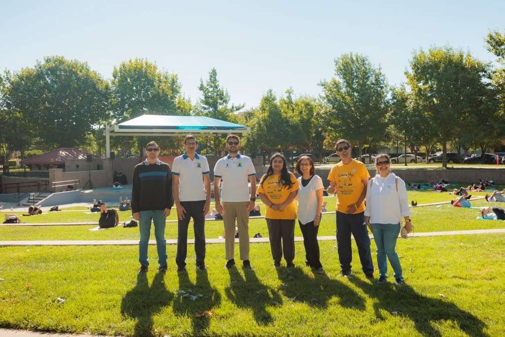 Sacramento greeted the morning of June 21 with Yoga. The Consulate General of India, San Francisco joined hands with the Art of Living Foundation in Sacramento for a session of asanas, breathwork, and meditation on the International Day of Yoga, around this year's theme 