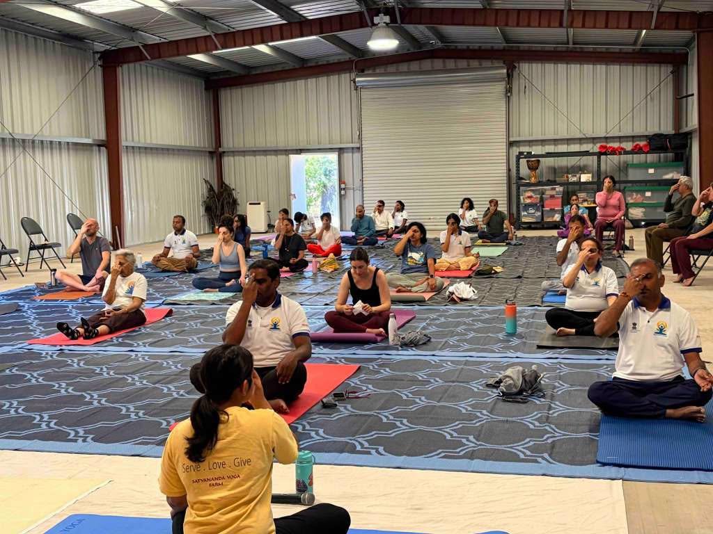 The Consulate General of India in collaboration with Satyananda Yoga Farm, Gilroy, celebrated #InternationalDayOfYoga2026 on June 21, bringing together yoga practitioners, families, and community members in a shared observance of this year’s theme, “Yoga for Healthy Ageing.”