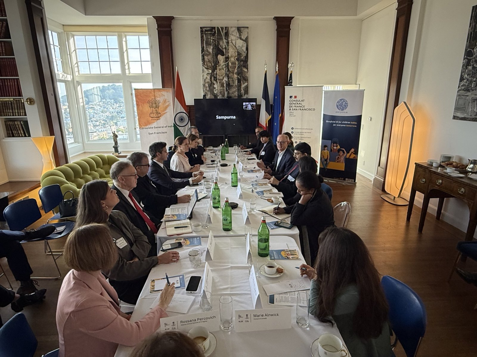 Another strong India – France connect to stimulate conversations ahead of the AI Impact Summit in New Delhi! The Consulates General of India and France in San Francisco organised a breakfast Roundtable to discuss preparations for the upcoming AI Impact Summit in India, along with iRAISE (International Research-driven Alliance for AI Serving Every Child), a key outcome of the Paris AI Action Summit. Consul General Dr. K. Srikar Reddy briefed participants on India’s vision for responsible AI and the growing engagement with Silicon Valley stakeholders in run up to the Summit in New Delhi.