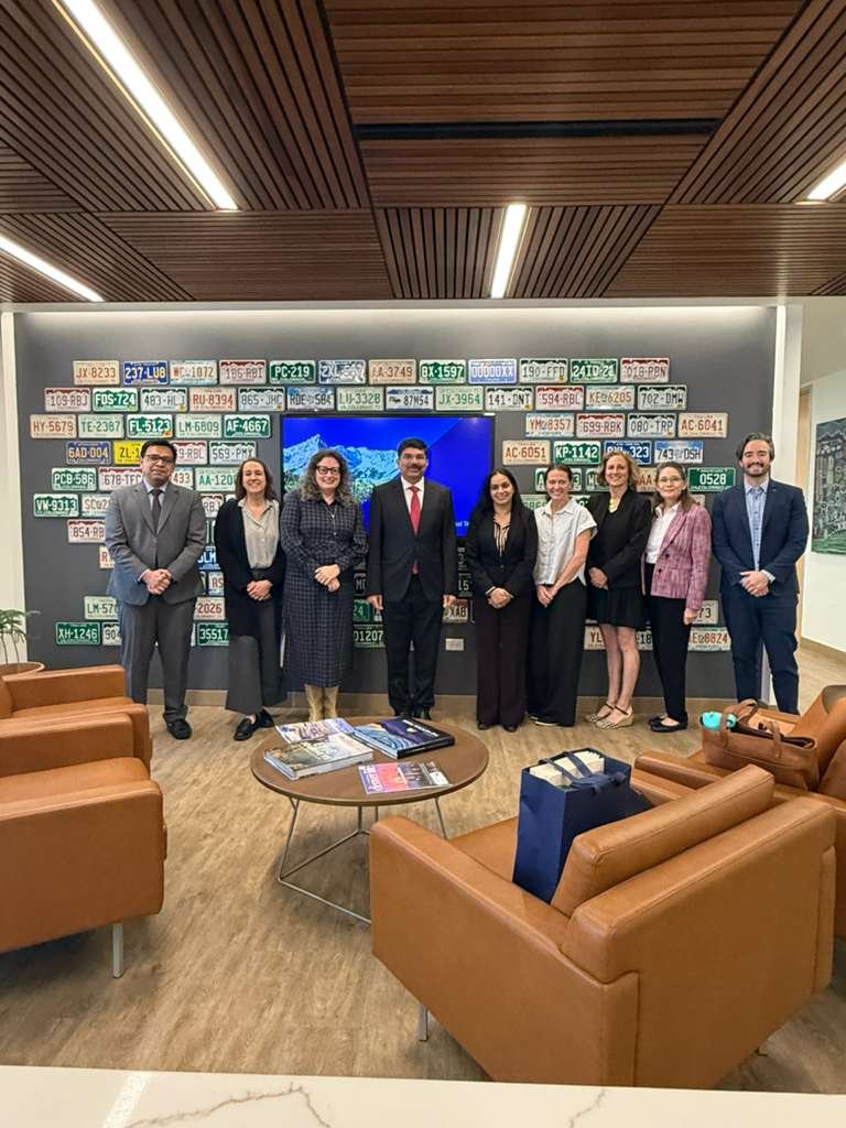 Consul General Dr. K. Srikar Reddy held a productive and forward-looking interaction on March 26 with senior leaders from the Colorado Office of Economic Development and International Trade, alongside key voices from Colorado’s business, diplomacy, and education sectors, including Rachel Rose, Deputy Director, Global Business Development (OEDIT); Christian Thomas, Senior Diplomacy Manager (OEDIT); Elise Hamann, Business Development Manager (OEDIT); Erin McDonnell, Director, Study Colorado; Stephanie Garnica, Director of Global Engagement (DEDO); Karen Gerwitz, President, World Trade Center Denver; and Sara Wilkinson, Director, International Exchange Programs (WorldDenver). The exchange highlighted shared priorities in deepening trade and investment ties, strengthening strategic partnerships, and advancing collaboration in international education and exchange programs.