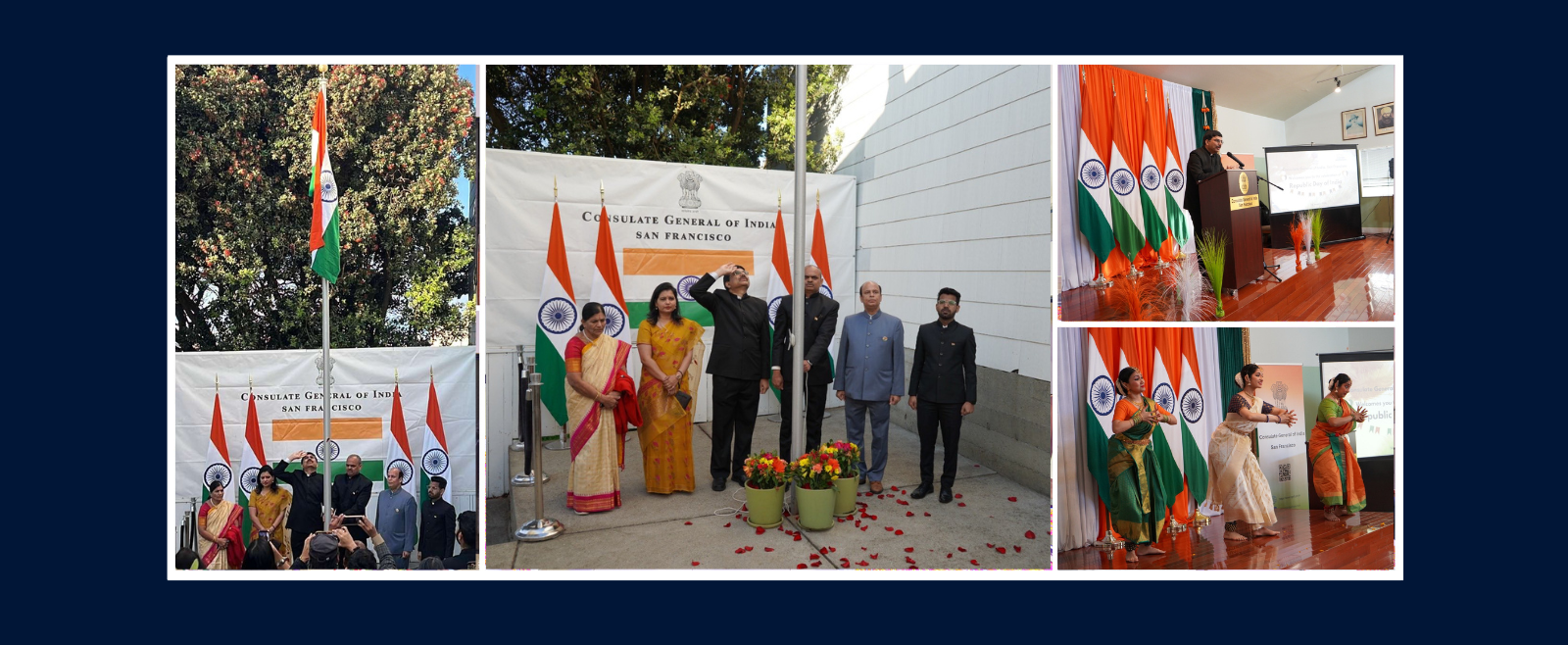 The 77th Republic Day of India was celebrated at the historic Gadar Memorial in San Francisco