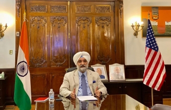 H.E Ambassador Sh. Taranjit Singh Sandhu had a productive session with vibrant Indian American Community on the west coast on strengthening Indo US relations on August 7, 2020. The community welcomed Ambassador and appreciated his initiative