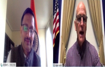 Consul General Dr. T.V. Nagendra Prasad interacted virtually with Representative Adam Smith on September 24, 2020. They had discussed on strengthening of India US cooperation across the sectors and the strong Indian community in Washington State.