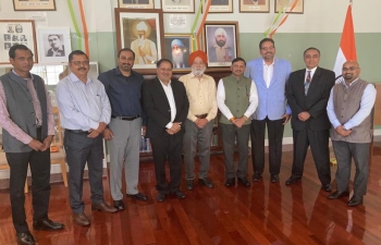 Consul General of India, Dr. T.V. Nagendra Prasad  Interacted with the Office bearers of Shahid Udam Singh Foundation North America (SUFNA) at the historic Gadar Memorial in San Francisco on June 16, 2021. During the interaction, recalled the inspiration and sacrifices of Gadarites in India's independence struggle. The office bearer shared very interesting incidents of around 1915 in California by Gadarites towards joining the struggle. The Consulate briefed them on the progress of renovation of Gadar Memorial Hall in the context of India@75.