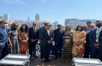 Hon’ble Mayor London Breed presented a proclamation designating August 15, 2021 India’s Independence Day as "Indian-American Friendship and Heritage Day" on the occasion of Flag Raising of the Indian Flag at the iconic San Francisco City Hall.