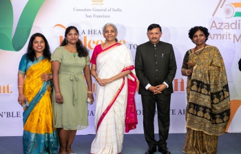 Community Reception for Hon'ble Finance Minister & Corporate Affairs Smt. Nirmala Sithamaran. 