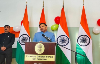 Consul General Dr. T.V. Nagendra Prasad unfurled the national flag at historic Gadar Memorial in San Francisco to mark the 76th Independence Day celebration. Consul General read Hon’ble President’s to address to nation followed by cultural programme by Indian community members.