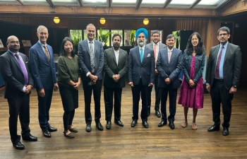 Consul General Dr. T.V. Nagendra Prasad appreciated Chancellor Ms. Carol Christ University of California – Berkeley, Dean Ann Harrison and Professor Solomon Darwin of Haas School of Business, Berkeley for the warm welcome to Ambassador Taranjit Singh Sandhu. They had an engaging discussion on potential India-US cooperation and initiatives in research, skills, smart villages and fintech.