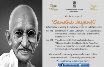 ‘Gandhi Jayanti’ 2022