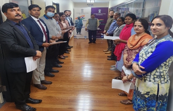 Rich tributes were paid to #SardarVallabhaiPatel at the Consulate General of India – San Francisco during the celebration of #RashtriyaEktaDiwas. Consul General Dr. T.V. Nagendra Prasad led the Ekta and Unity Pledge at India in USA (San Francisco). A virtual session was held with the narration of Dr. Shobhana Radhakrishnan titled: "Sardar Vallabhai Patel - A Supreme Leader with Exemplary Qualities" commemorating National Unity Day and 147th Birth Anniversary of Sardar Vallabhai Patel on 31st October 2022. Another virtual session was held by Shri Keshav Patel in Los Angeles to pay tributes with over 200 participants. The #RashtriyaEktaDiwas was also celebrated along with Association of Indian Students at University of Southern California (AIS USC) on University of Southern California (USC) campus.