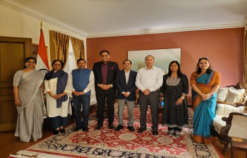 Consul General Dr. T.V. Nagendra Prasad met Mr. Rajesh Dogra, Chief Customer Experience Officer and Global Head of Airport Operations-Air India and team at India House in San Francisco. Air India is launching direct flights between San Francisco and Bangalore (SFO-BLR) and San Francisco and Mumbai (SFO-MUM). Consul General recalled their tackling of challenges in implementing PassportSeva which is a most successful e-Governance project of today.