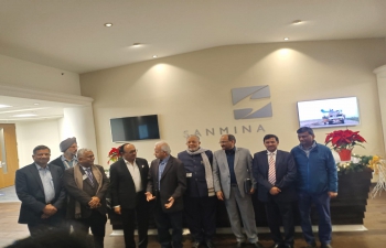 The InvestUP delegation visited Sanmina Corporation in Silicon Valley for a presentation by Mr. Sundar Kamath and Mr. Patel.  The UP delegation in their presentation conveyed the policies favoring electronics manufacturing sector in UP and invited them to expand their manufacturing facility in India to UP.  The delegation extended invitation to Sanmina Corporation to participate at the UP Global Investors Summit 2023.