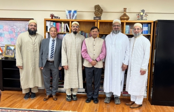 Representatives of Dawoodi Bohras of San Francisco led by Mr. Hatim Nooruddin, Mr. Raj Muniam, Mr. Mufaddal Ezzy and Mr. Taha Sutarwala called on Consul General Dr. T.V. Nagendra Prasad at the Consulate General of India – San Francisco. They informed about the recent and upcoming activities and events in #California and at home in #India by their respective associations.