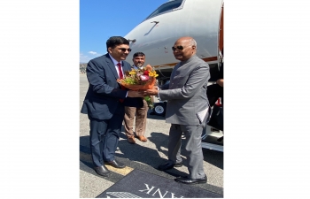 An honour to welcome Hon'ble Former President of India, Shri Ram Nath Kovind ji in Los Angeles, California.