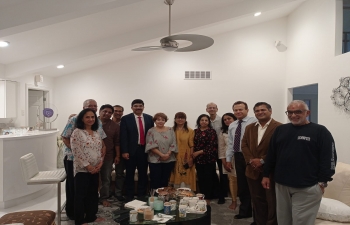 Consul General Dr. K. Srikar Reddy was honored to be present at the opening ceremony of the M.K.Gandhi Center at California State University, Fresno. Thank you President Fresno State Dr. Saul Jiminez-Sandoval, Dr.Veena Howard, and Ravi and Naina Patel Foundation.