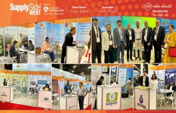 Consul General Dr. K. Srikar Reddy was delighted to interact with Indian Exhibitors at the Supplyside West 2023 in Las Vegas on 25 October 2023.