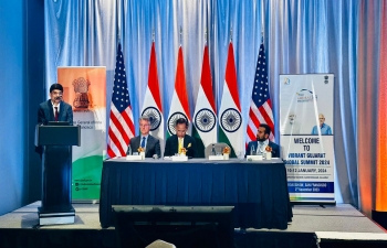 Hosted a roadshow in San Francisco to promote the 10th Vibrant Gujarat Global summit to be held from Jan 10-12, in Gandhinagar, India. Additional Chief Secretary JP Gupta gave a detailed presentation about the investment opportunities in the state of Gujarat, including GIFTCity (www.giftgujarat.in), and invited entrepreneurs in Northern California to participate in the Vibrant Gujarat summit.