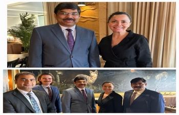 Consul General Dr. Srikar Reddy met with Tina Waddington, Executive Director of the Phoenix Committee on Foreign Relations (PCFR), in Phoenix to discuss ways to enhance partnership between India and Arizona in various areas, including organising joint events in this regard.