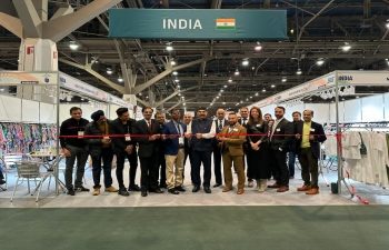 The India Pavilion at Magic show Las Vegas 2024 was inaugurated by Dr. K. Srikar Readdy, Consul General, Consulate General of India - San Francisco in the presence of member exporters & visitors. CG visited individual stalls and interacted with Indian exhibitors and was delighted with the large variety of Indian apparel and handicrafts products displayed in magic show 2024. Around 95 companies from India are exhibiting in the fair led by AEPC (@aepcindia), EPCH ( @epchindia), ISEPC (@ISEPC1), and PDEXCIL (@pdexcil). The forthcoming IHGF Delhi Fair Spring 2024, IFJAS 2024 and Bharat tex 2024 are being promoted at this fair
