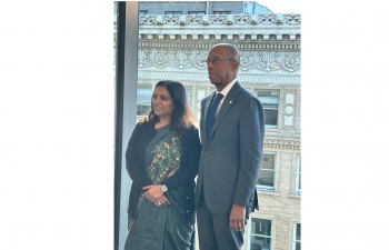 Charge d'Affaires Sripriya Ranganathan met @UofCalifornia President Michael Drake @UCPrezDrake to discuss educational collaborations and student wellbeing. They discussed the scope for tie-ups with Indian institutes, specialized exchanges, and ways to further strengthen the India-US knowledge, skilling, and education partnership.