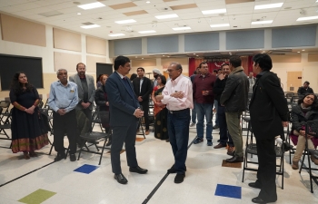 Consul General Dr. K. Srikar Reddy visited Salt Lake City, Utah, where he received a warm welcome from the Indian community at India Cultural Centre.