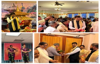 Consul General Dr. K. Srikar Reddy, along with Mayor Mark Milberg, graced the celebration of Maha Shivratri at Brahmakumaris Anubhuti Meditation and Retreat Center in Novato.  Inaugurating the replica of Pashupatinath Temple, he spoke about spirituality and unity in fostering harmony and peace. 