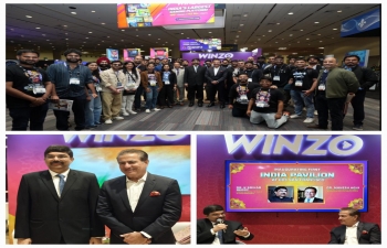 Consul General Dr. K. Srikar Reddy, alongside @USISPForum's @MukeshAghi, inaugurated the India Pavilion at @OfficialGDC! Dr. Reddy highlighted the pivotal role of each participant as a digital ambassador, showcasing India's prowess on the global gaming stage. It's inspiring to witness companies like WinZO supporting game developers to gain global recognition. The launch of the India Gaming Report 2024 further underscores our commitment to nurturing the gaming ecosystem in India.