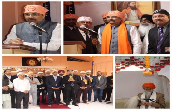 Consul General Dr. K Srikar Reddy participated in the 647th Parkash Purab Celebration of Shri Guru Ravidass Ji Maharaj at Gurudwara Shri Guru Ravidass Sabha Bay Area, Union City, California. Hundreds of devotees participated in the celebration, which included worship, discourses on the teachings of Shri Guru Ravidass Ji Maharaj, and special langar. The event, led by Mr. Vinod Kumar Chumber, spreads the message of divinity, peace, universal brotherhood and compassion as preached by Shri Guru Ravidass Ji through his all-pervasive philosophy, life and works.