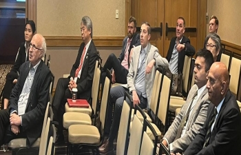 Consul General (CG), Dr.K.Srikar Reddy, was the keynote speaker at the ‘India/US Climate Agenda Session’ at the 17th Annual VerdeXchange VX2024 Marketmakers' Conference held at Omni Hotel, Los Angeles on May 13, 2024. The Panel was moderated by Mr.Gunjan Bagla, CEO, Amritt Inc. and included distinguished panelists Mr.Siva Gunda, Vice Chair, California Energy Commission, Mr.Paul Rosen, Project Scientist, NASA Jet Propulsion Laboratory, and Mr.Anil Tammineedi, Partner, Angeleno Group. CG highlighted the recent measures taken by India to achieve net zero emissions by 2070, including India’s ambitious renewable energy program and investment opportunities in the clean economy. The panelists underscored the tremendous potential for collaboration in clean technologies between India and the US.
