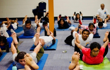 The Indian Consulate, San Francisco, in collaboration with the India Association of Phoenix, celebrated International Day of Yoga in Phoenix, Arizona! Consul Mr. Jaswant Singh represented the Consulate for this enriching event. Special thanks to the incredible instructors Shyam, Anshula, Soluna, Kahitij, Prabhat, Babu, Raman, Jatin, and Hamant from the India Association of Phoenix for guiding us through a wonderful yoga experience.
