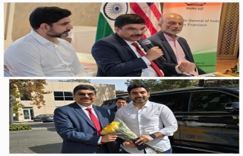 Consul General Dr. K. Srikar Reddy hosted a business roundtable on "Opportunities in Andra Pradesh" with Sri Nara Lokesh, Hon'ble Minister for HRD and IT, Government of Andhra Pradesh, in Los Altos, Bay Area, California on October 26, 2024.