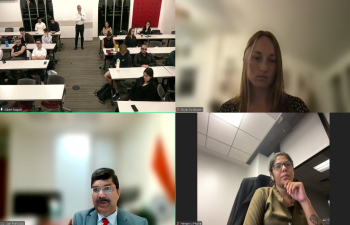 On Wednesday, February 19, the Consul General had the pleasure of interacting with students from USC’s Global Entrepreneurship class ahead of their upcoming visit to India (March 13-23). During the session, the Consul General discussed the Indian economy, business climate, investment opportunities, and the India-U.S. economic and trade relationships. He also encouraged students to embrace India’s diversity, food, culture, and dynamic business landscape while preparing for the unique experiences that come with their forthcoming visit to India. The group of 14 students will visit Delhi and Mumbai, engaging with entrepreneurs, startups, and accelerators, as well as exploring cultural landmarks, including Agra. We look forward to welcoming them to India and fostering greater collaboration in the global entrepreneurial space!