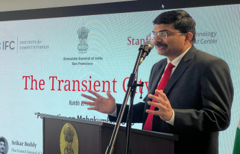 Celebration of Bharat’s eternal traditions ! On May 30,Consulate General of India - San Francisco hosted an insightful discussion titled “Perspective on Mahakumbh 2025” in collaboration with Stanford’s US-Asia Technology Management Center (US-ATMC) and the Institute for Competitiveness (IFC).