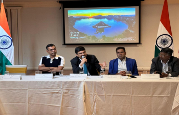  Consul General Dr. K. Srikar Reddy briefed the attendees about continued efforts by Govt. of India to make India a developed country by 2047 and state Govt. of Telangana's action plan to promote the state as a USD 1 Trillion economy in the next 10 years, and then expand to a USD 3 Trillion economy by 2047.