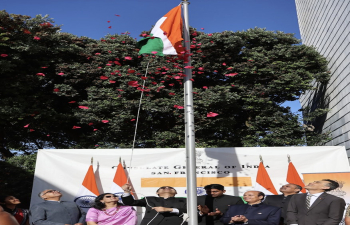 The 79th Independence Day of India was celebrated at the historic Gadar Memorial in San Francisco. Consul General Dr. K. Srikar Reddy hoisted the Tiranga and read out Hon’ble President of India’s Address. Showcasing India’s rich traditions, the cultural performances lent grace and vibrancy to the patriotic occasion