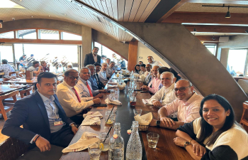 Consul General Dr. K. Srikar Reddy is pleased to host the delegation of Top Business Leaders from India with All India Management Association(AIMA) @aimaindia who visited Silicon Valley Bay Area to attend the 8th US-India Conference at the UC Santa Cruz - Silicon Valley Campus being held at Santa Clara, California on Oct 7th, 2025.
