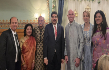 Consul General Dr. K. Srikar Reddy was honored to attend the special Diwali event hosted by Hon’ble Governor Spencer Cox and the First Lady Abby Palmer Cox at their Mansion. The Diwali celebration was attended by prominent members of the Indian diaspora and local dignitaries. In his address, Dr. Reddy thanked the Governor for the support extended to Indian diaspora in Utah and for upholding the tradition of hosting Diwali event at Governor’s Mansion annually.